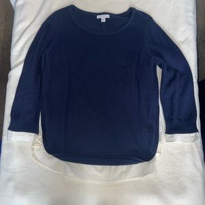 New York & Co navy blue top